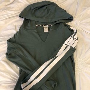 Victoria secrets green hoodie